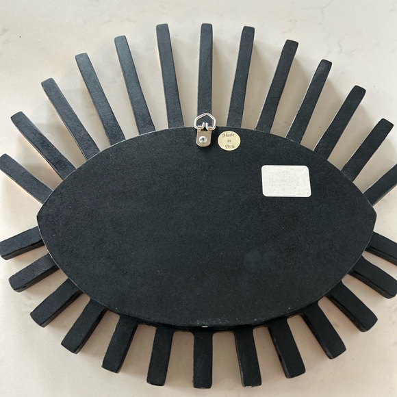 West Elm Gold Eye-Shaped Wall Mirror Decor
Made in Peru
Wood - Picture 2 of 4